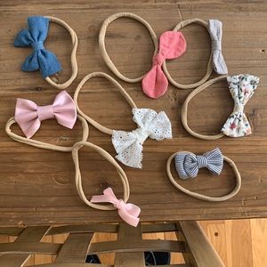 Baby headbands - set of 8